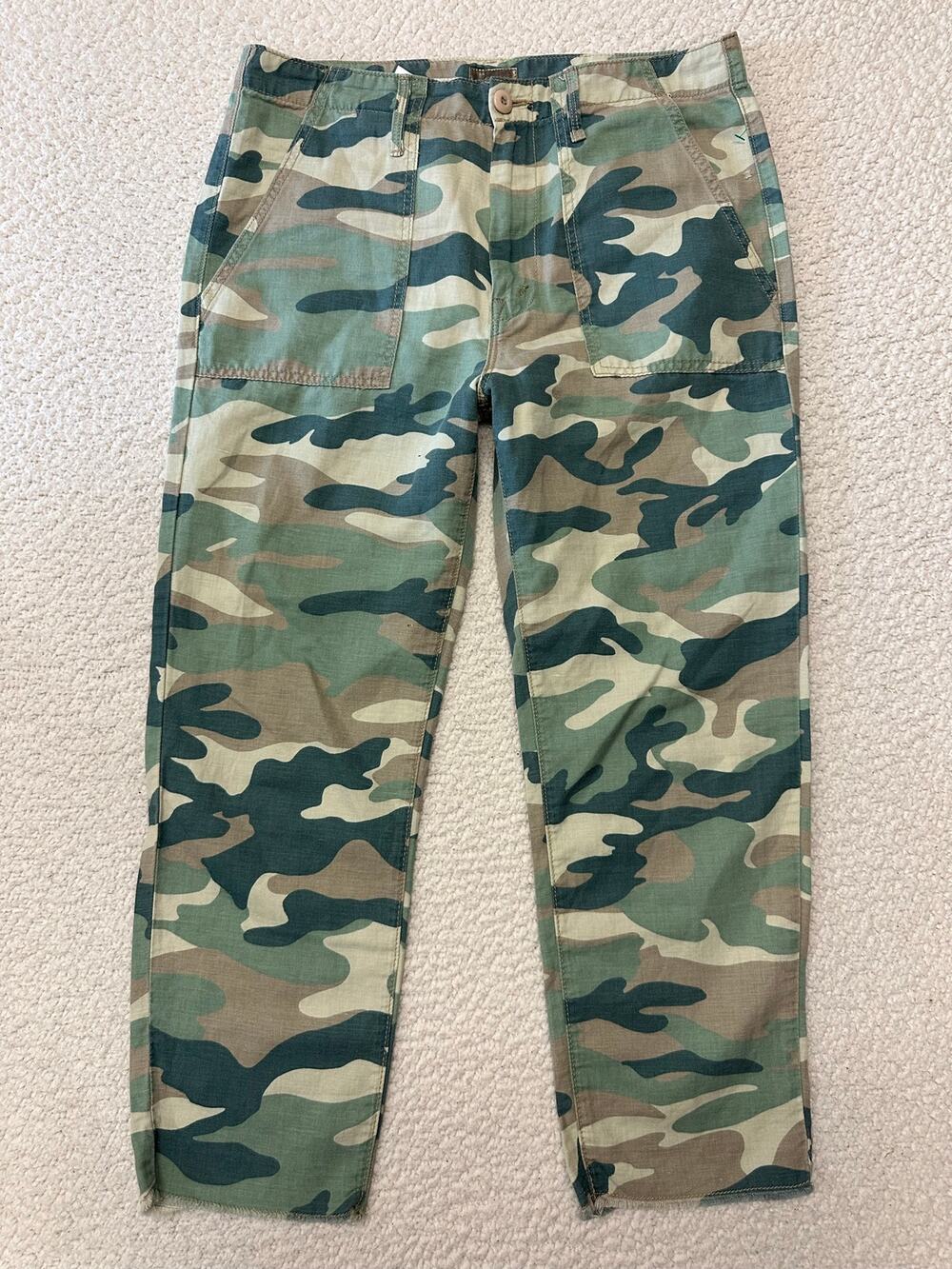Mother Womens The Shaker Chop Crop Pants Size 29